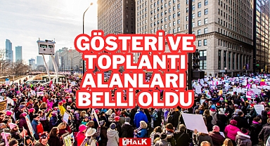 Gösteri ve Toplantı Alanları Belli Oldu