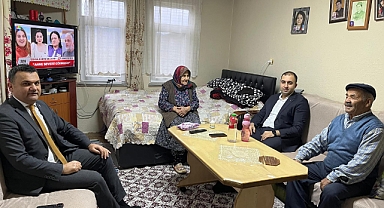 Kaymakam’dan hane ziyareti