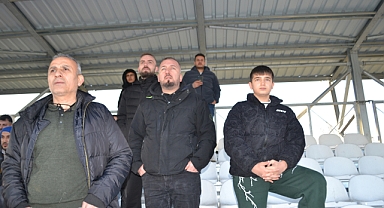 Kozcağız başkanı zorlu mücadeleyi izledi