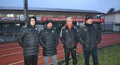 Kulüp başkanı hazırlık maçını izledi