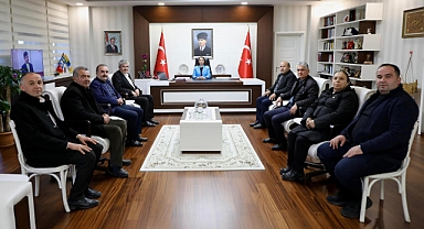 Muhtarlardan Vali'ye Ziyaret