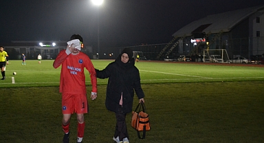Sakatlanan futbolcular Devlet hastanesine götürüldü