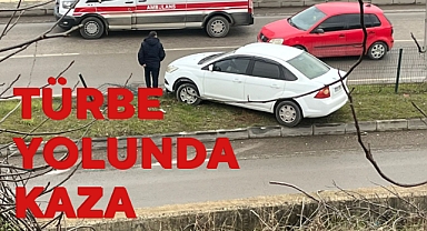 TÜRBE YOLUNDA KAZA