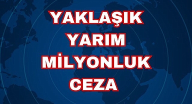 Yaklaşık Yarım Milyonluk Ceza