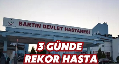 3 GÜNDE REKOR HASTA