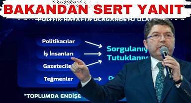 Bakandan Sert Yanıt