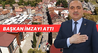 BAŞKAN İMZAYI ATTI