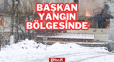 Başkan Yangın Bölgesinde