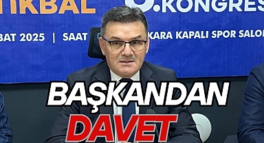 BAŞKANDAN DAVET