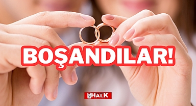Boşandılar!
