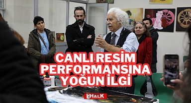 Canlı Resim Performansına Yoğun İlgi