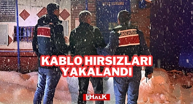 Kablo Hırsızları Yakalandı!