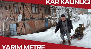 Kar Kalınlığı Yarım Metre