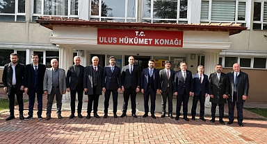 Karabük’ten misafirleri vardı