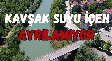 KAVŞAK SUYU İÇEN AYRILAMIYOR