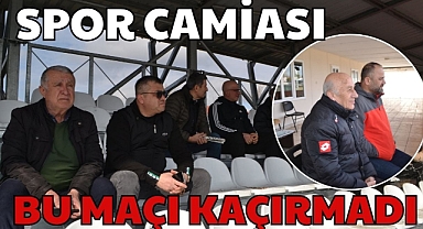 Spor camiası amatörü takip ediyor