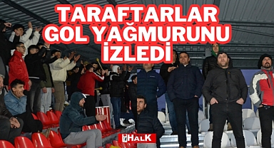 Taraftar amatör maçta gole doydu
