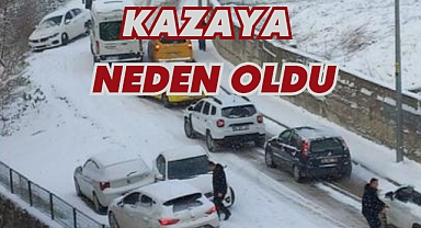Türbe yolunda kaza