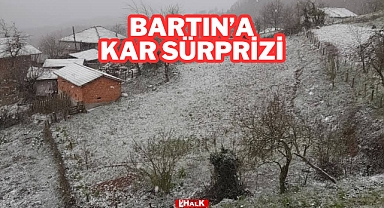 Bartın'a Kar Sürprizi
