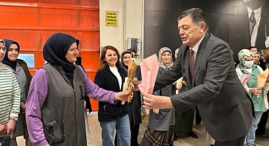 Başkan'dan Emekçi Kadınlara Destek