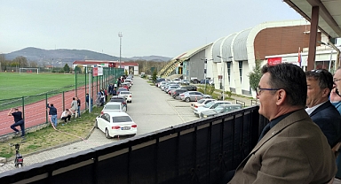 Başkan Yaşar Arslan, maçları izledi