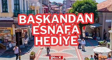 BAŞKANDAN ESNAFA HEDİYE