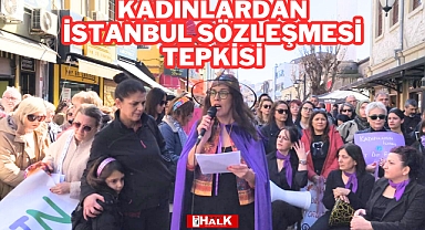 Kadınlardan İstanbul Sözleşmesi Tepkisi