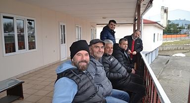 Kulüp başkanları derbiyi izledi