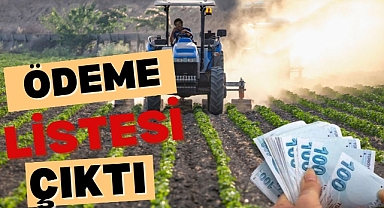 ÖDEME LİSTESİ ÇIKTI