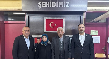 ŞEHİT AİLESİYLE İFTAR YAPTI