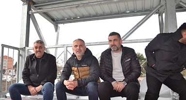 Yeni başkan takımına destek verdi