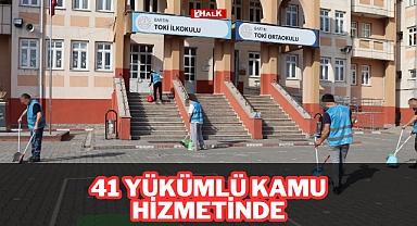 41 Yükümlü Kamu Hizmetinde