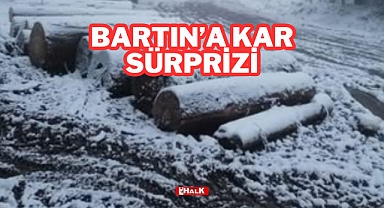 Bartın'a Kar Sürprizi