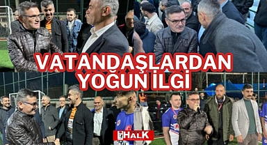 Başkan Arslan'a yoğun ilgi