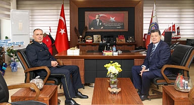 Başkan Yalçınkaya’dan Emniyet Müdürü Hayal’e Polis Haftası Ziyareti