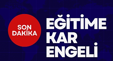 EĞİTİME KAR ENGELİ