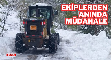 Ekiplerden Anında Müdahele