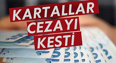 KARTALLAR CEZAYI KESTİ