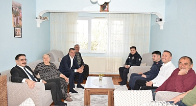 Maden Şehidinin Ailesine Ziyaret