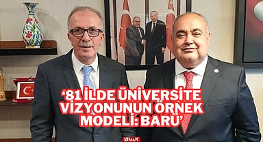 “81 İlde Üniversite Vizyonunun Örnek Modeli: BARÜ”