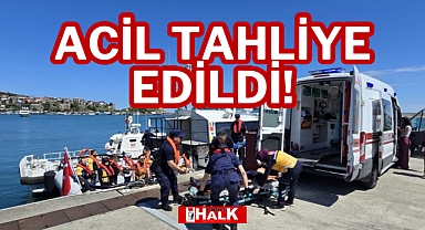 ACİL TAHLİYE EDİLDİ!