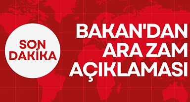 Bakan'dan Ara Zam Açıklaması