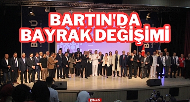 Bartın'da Bayrak Değişimi