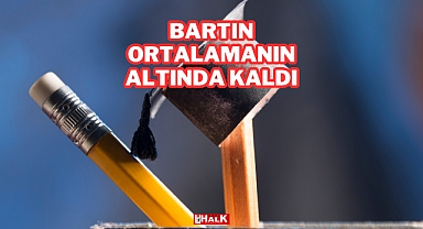 Bartın Ortalamanın Altında Kaldı
