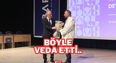 Böyle Veda Etti..