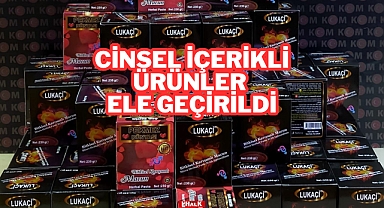 Cinsel İçerikli Ürünler Ele Geçirildi