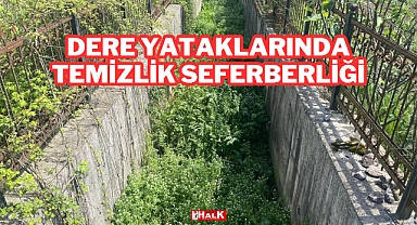 Dere Yataklarında Temizlik Seferberliği