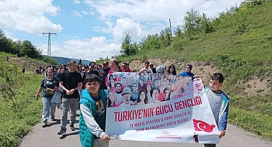 Doğa yürüyüşü yapıldı