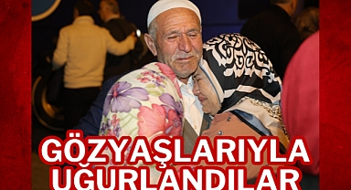 Gözyaşlarıyla Uğurlandılar