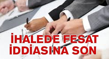 İHALEDE FESAT İDDİASINA SON